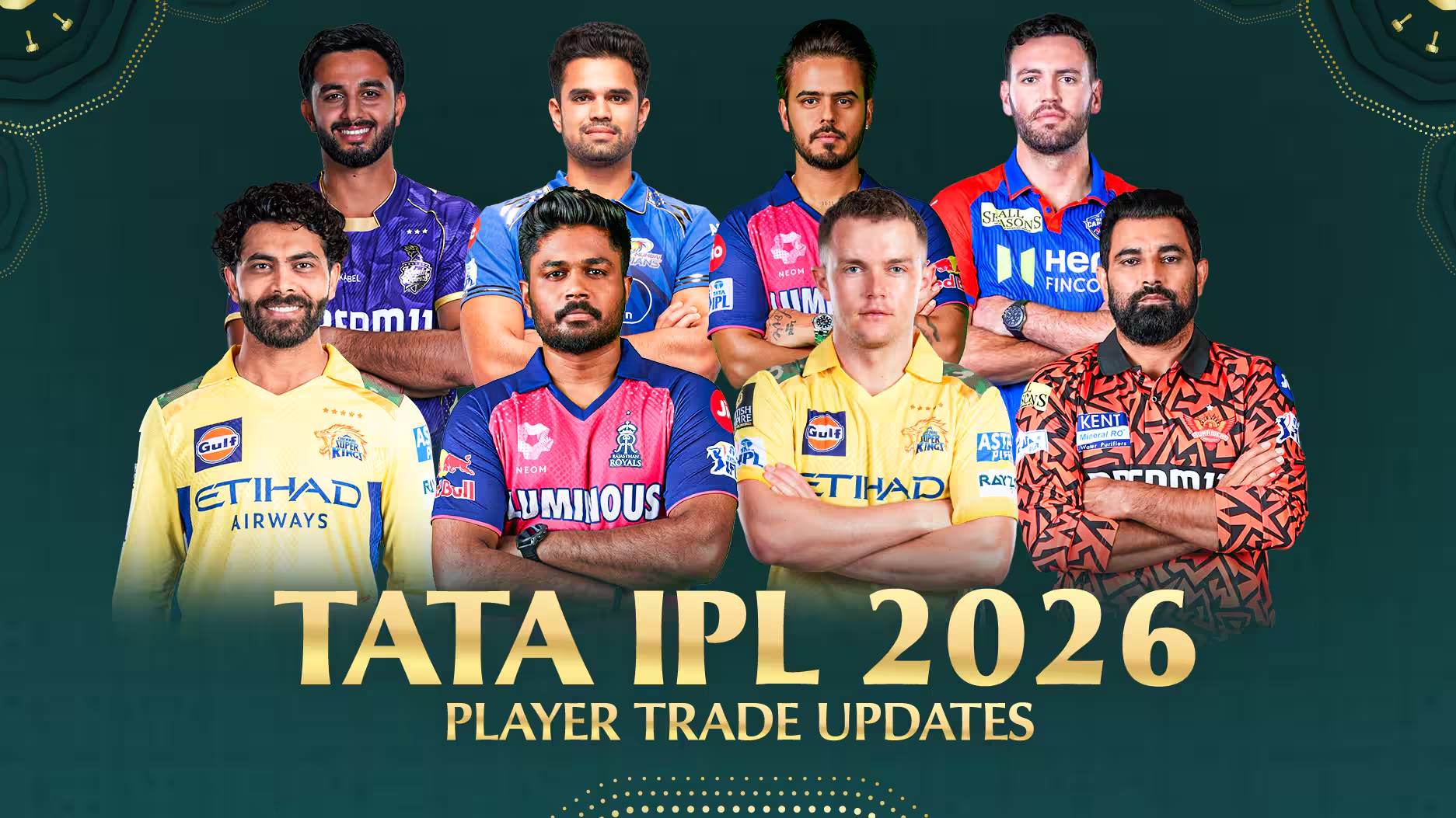 IPL 2026 all teams and captains - Bet on Mycric247